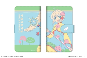 「カードキャプターさくら　クリアカード編」ダイアリースマホケース for マルチサイズ【M】 01　さくら/チャイナ