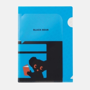 BLACK BEAR（ブラック・ベア）クリアホルダー A5 トレイン