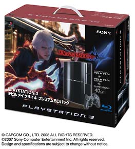 ＰＬＡＹＳＴＡＴＩＯＮ３　Ｄｅｖｉｌ　Ｍａｙ　Ｃｒｙ　４　プレミアムＢＤパック：クリアブラック（ＨＤＤ４０ＧＢ）