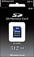 SDカード　512MBメモリーカード