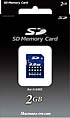 SDメモリーカード　（黒）：2GB