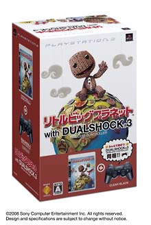 リトルビッグプラネット　＜ＤＵＡＬＳＨＯＣＫ　３（クリアブラック）同梱版＞