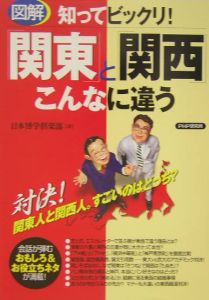 図解知ってビックリ！「関東」と「関西」こんなに違う