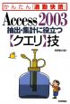 Access2003　抽出・集計に役立つ【クエリ】技