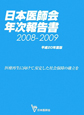 日本医師会　年次報告書　2008－2009　平成20年