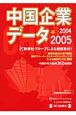 中国企業データ　2004〜2005