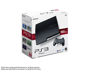 ＰｌａｙＳｔａｔｉｏｎ３　１６０ＧＢ：チャコール・ブラック（ＣＥＣＨ２５００Ａ）