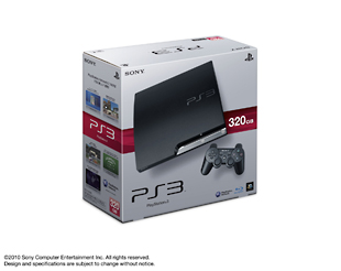 ＰｌａｙＳｔａｔｉｏｎ３　３２０ＧＢ：チャコール・ブラック（ＣＥＣＨ２５００Ｂ）