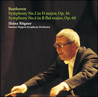 ベートーヴェン：交響曲第２番　ニ長調　作品３６、第４番　変ロ長調　作品６０