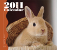 ミニカレンダー　ウサギ　2011