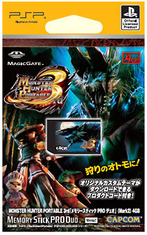 ＭＯＮＳＴＥＲ　ＨＵＮＴＥＲ　ＰＯＲＴＡＢＬＥ　３ｒｄ　「メモリースティック　ＰＲＯ　デュオ」　４ＧＢ