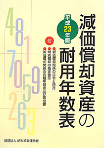 減価償却資産の耐用年数表　平成２３年