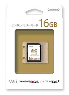 SDHCメモリーカード:16GB
