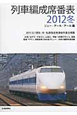 列車編成席番表　2012冬