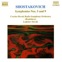 ショスタコーヴィチ：交響曲第５番，第９番（チェコスロヴァキア放送響／スロヴァーク）