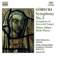グレツキ：交響曲第３番　嘆きの歌の交響曲
