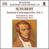 シューベルト：ドイツ語歌曲全集第１０集－同時代のオーストリアの作詞家による歌曲集第１集