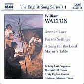 ウォルトン：英国歌曲集シリーズ第１集