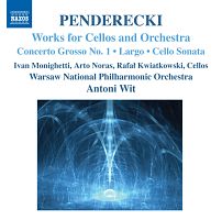 ペンデレツキ：チェロと管弦楽のための作品集