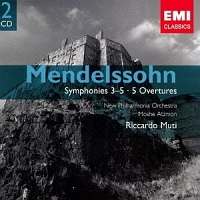 メンデルスゾーン：交響曲第３－５番　序曲集