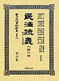 日本立法資料全集　別巻　民法疏義　人權之部(790)