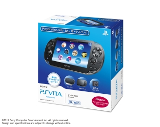 純正購入PS Vita Wi-Fiモデル 32GBボーナスパック PCHJ-10005 本体 充電クレードル 保護フィルム 32GBメモリーカード付き PS Vita本体