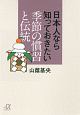 日本人なら知っておきたい季節の慣習と伝統