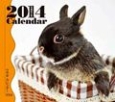 ミニカレンダー　ウサギ　2014
