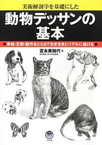 デッサン・美術解剖学・色彩教本 4冊セット 美術解剖学を基礎にした 動物デッサンの基本/宮永美知代 - 販売書籍