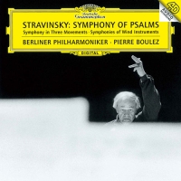 ストラヴィンスキー：詩篇交響曲、管楽器のための交響曲、３楽章の交響曲