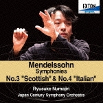 メンデルスゾーン:交響曲第3番「スコットランド」&第4番「イタリア」