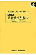 諸経費率早見表　国土交通省土木工事積算基準による＜改訂１５版＞