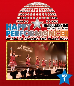 THE　IDOLM＠STER　MILLION　LIVE！　1stLIVE　HAPPY☆PERFORM＠NCE！！　Blu－ray　Day1