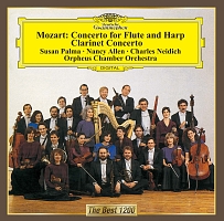 モーツァルト：フルートとハープのための協奏曲 クラリネット協奏曲