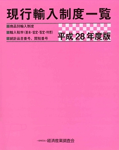 現行輸入制度一覧　平成２８年