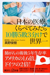 日本の医療、くらべてみたら１０勝５敗３分けで世界一