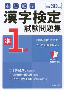 本試験型　漢字検定　準１級　試験問題集　平成３０年