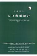 人口動態統計　平成30年