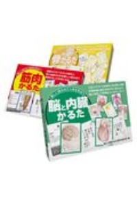 解剖学かるた３点セット　筋肉かるた＋骨かるた＋脳と内臓かるた