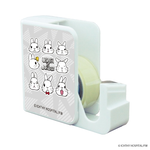 Ec限 4 ボス うさぎは正義 キャラテープカッター 本 情報誌 Tsutaya ツタヤ