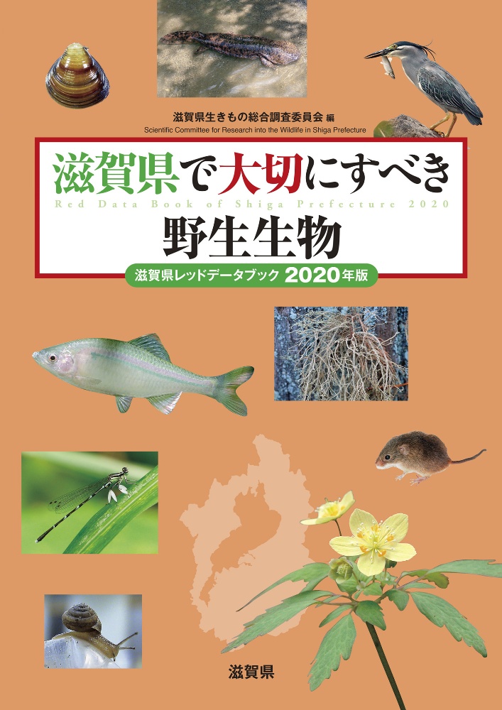 滋賀県生きもの総合調査委員会『滋賀県で大切にすべき野生生物 滋賀県レッドデータブック2020年版』