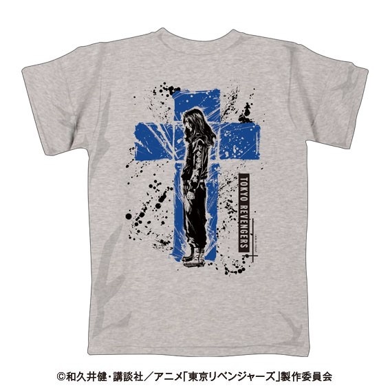 EC限>場地圭介 東京リベンジャーズ 墨絵:TシャツL