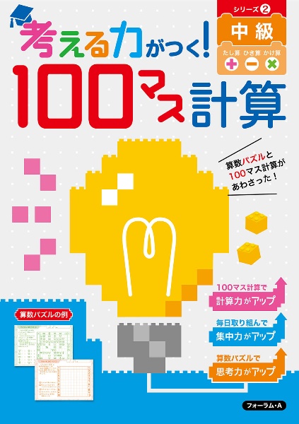 考える力がつく！１００マス計算　中級　シリーズ２