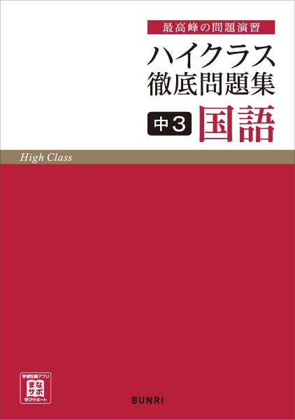 ハイクラス徹底問題集中3国語 最高峰の問題演習