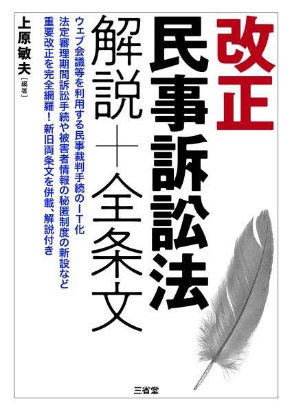 改正民事訴訟法　解説＋全条文