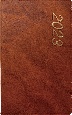 1522　SANNOアルファウィークリー・B6判（茶）　2023年版　1月始まり手帳