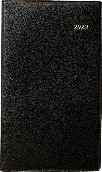 ２２２１　ＳＡＮＮＯマンスリー・ブロックタイプ（黒）　２０２３年版　１月始まり手帳