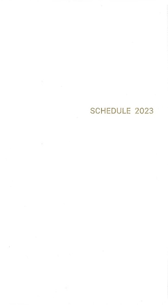 シンプル手帳　パウダーホワイト　２０２３年１月始まり　２０２３