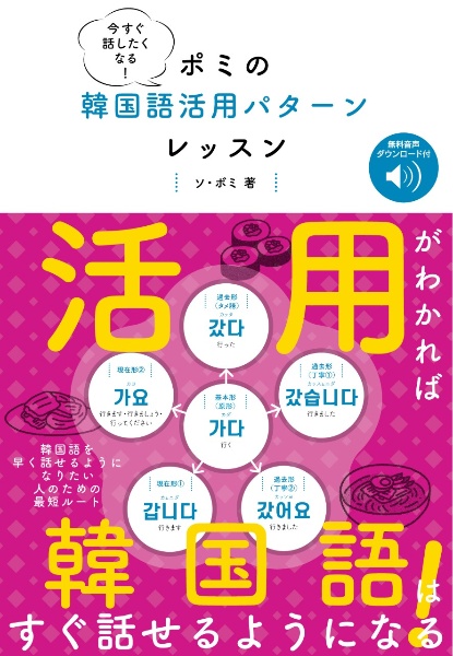 今すぐ話したくなる！ポミの韓国語活用パターンレッスン　音声ＤＬ付