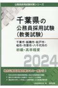 千葉市・船橋市・松戸市・柏市・市原市・八千代市の初級・高卒程度　２０２４年度版